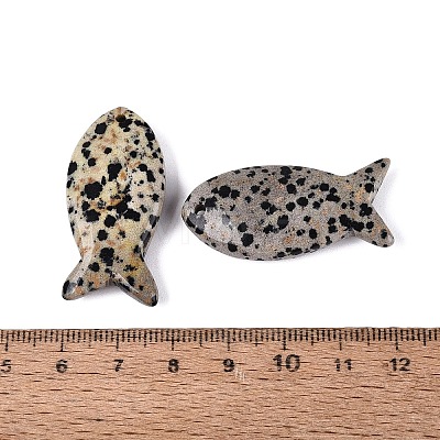 Natural Dalmatian Jasper Pendants G-G275-01A-1