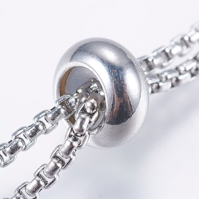 Adjustable 304 Stainless Steel Bracelet Making X-STAS-G169-01P-1