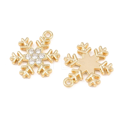 Christmas Alloy Rhinestone Pendants FIND-B059-06G-04-1