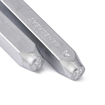 Iron Metal Stamps AJEW-L060-03B-1