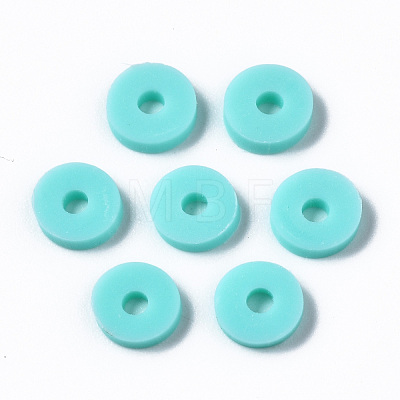 Handmade Polymer Clay Beads CLAY-R067-6.0mm-B20-1