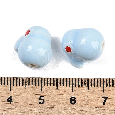 Handmade Porcelain Beads PORC-R003-04A-1