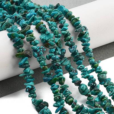 Natural HuBei Turquoise Beads Strands G-B089-A01-01-1