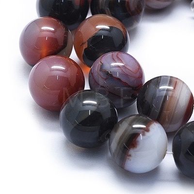 Natural Agate Beads Strands G-I245-40C-1