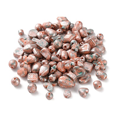 Opaque Acrylic Beads OACR-M015-16G-1