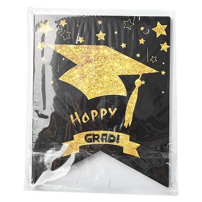 Congrats Grad Paper Hanging Banner TH-FZCC84D-01B-03-1