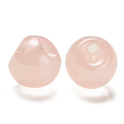 Opaque Acrylic Beads OACR-G012-03H-1