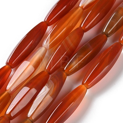 Natural Agate(Dyed & Heated) Beads Strands G-M446-A01-01B-1