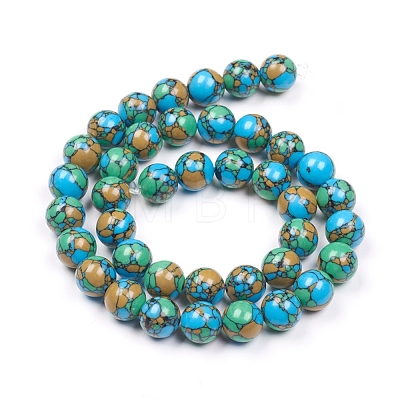 Synthetic Turquoise Beads Strands TURQ-G832-04-8mm-1