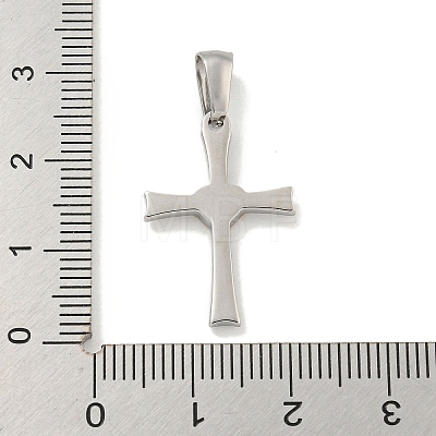 304 Stainless Steel Pendants STAS-C102-14GP-1