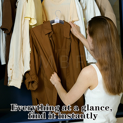 Plastic & Foam Clothes Hangers AJEW-WH0880-01-1