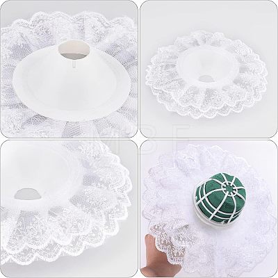  Lace Bouquet Collar AJEW-NB0003-12A-1