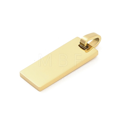304 Stainless Steel Stamping Blank Tag Pendants STAS-Z126-03G-03-1