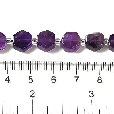 Natural Amethyst Beads Strands G-P534-A13-02-1