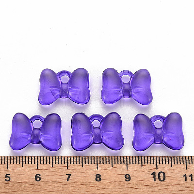 Transparent Acrylic Pendants LS-TACR-T024-02BA-936-1