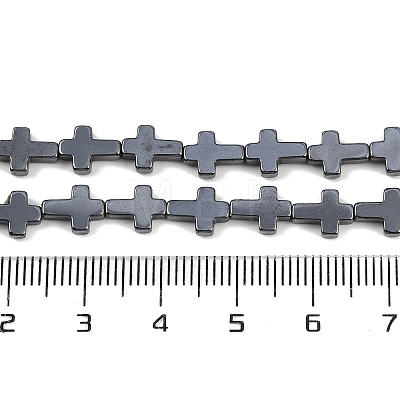 Synthetic Non-magnetic Hematite Beads Strands G-K375-F02-01-1