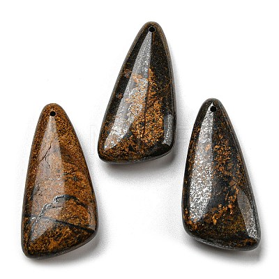 Natural Bronzite Pendants G-M405-09-04-1