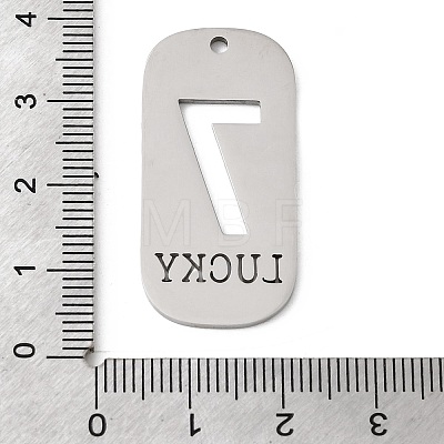 304 Stainless Steel Pendants STAS-D200-02H-P-1