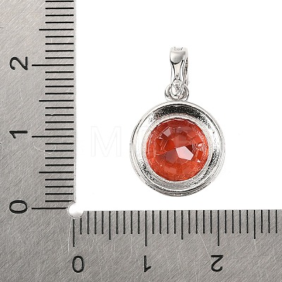 925 Sterling Silver Pave Cubic Zirconia Pendants STER-C015-01C-01-1