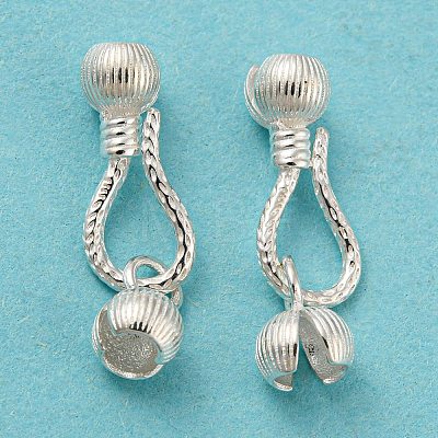 925 Sterling Silver S-Hook Clasps STER-Z004-03-1