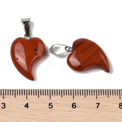 Natural Red Jasper Pendants G-B127-11P-07-1