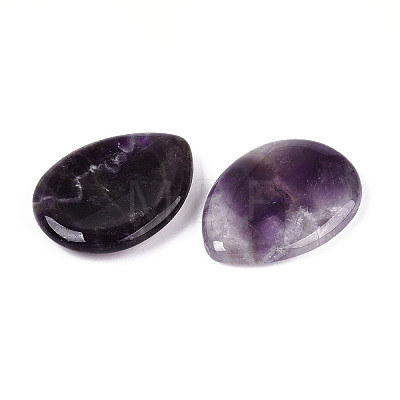 Natural Amethyst Worry Stones for Anxiety G-T144-13D-1