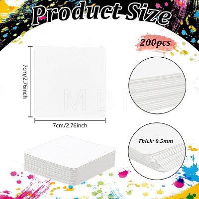 Square Paper Blank Greeting Cards DIY-NB0015-57A-1