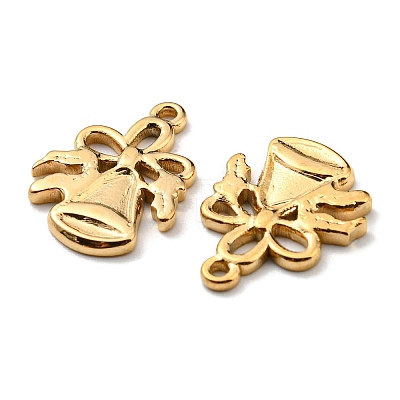Ion Plating(IP) 304 Stainless Steel Charms STAS-Q248-06G-1