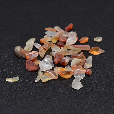 Natural Carnelian Chip Beads G-O103-18-1