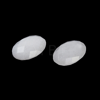 Natural White Jade Cabochons G-O175-15P-01-1