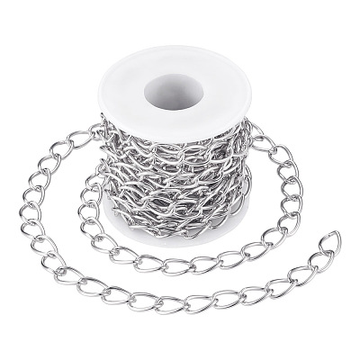 Decorative Chain Aluminium Twisted Chains Curb Chains CHA-TA0001-07S-1