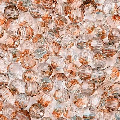 Baking Paint Electroplate Transparent Glass Seed Beads SEED-N006-07N-1