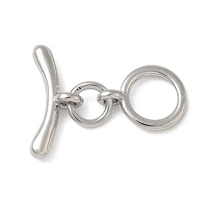 Brass Toggle Clasps KK-CBAFC6C-07I-P-1