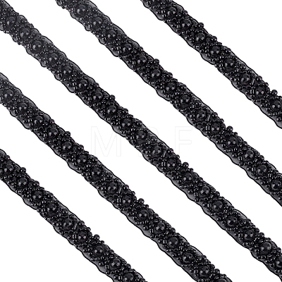 5Yards Polyester Lace Ribbons OCOR-ME0001-65A-1