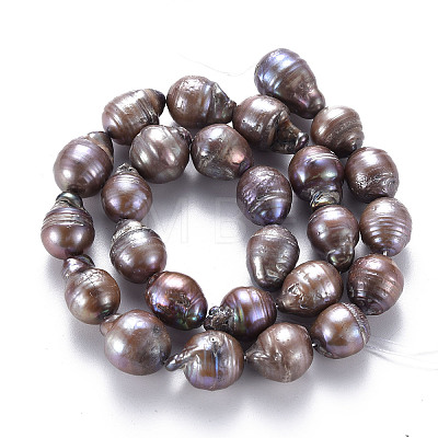 Natural Baroque Pearl Keshi Pearl Beads Strands PEAR-S021-198B-01-1