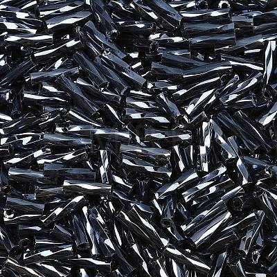 Glass Twist Bugles Seed Beads X-TTSDB6MM706-1