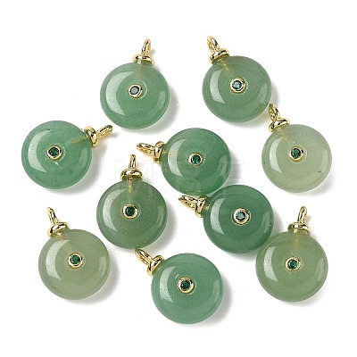 Natural Green Aventurine Pendants G-H328-08G-A06-1