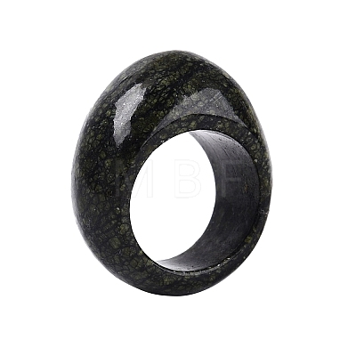 Natural Serpentine Finger Rings for Unisex G-Q601-14A-1