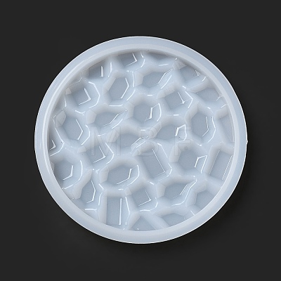 Silicone Diamond Texture Cup Mat Molds X-DIY-C061-04E-1
