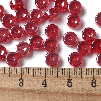 Transparent Colours Luster Glass Seed Beads SEED-E001-T3x6mm-A02-1