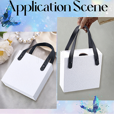 PU Leather Jewelry Set Drawer Boxes with Sponge Inside and Texture Paper Jewelry Tote Bags ABAG-CL0001-66A-1