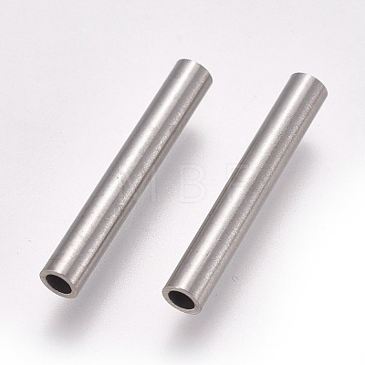304 Stainless Steel Tube Beads STAS-F224-01P-F-1