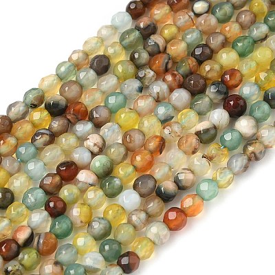 Natural Agate Beads Strands X-G-H302-A01-11-1
