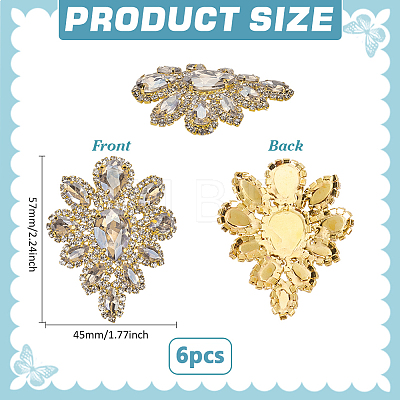 Teardrop Shape Hotfix Rhinestone DIY-FG0010-13A-1