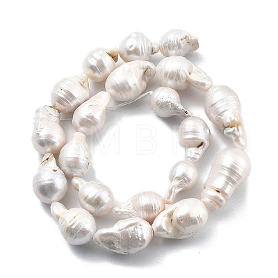 Natural Nucleated Pearl Beads Strands PEAR-B004-15H-01A-1