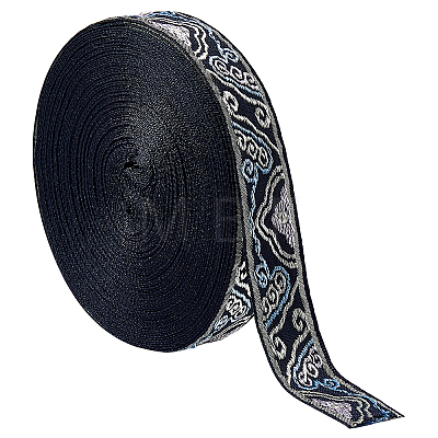 16.6 Yards Vintage Jacquard Nylon Ribbon OCOR-WR0002-18-1