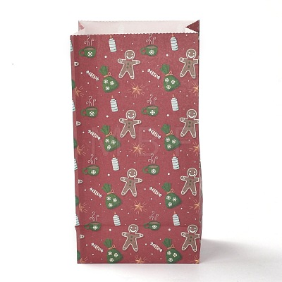 Christmas Theme Rectangle Paper Bags CARB-G006-01E-1