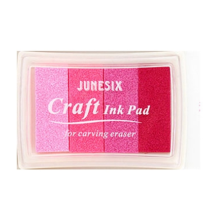 Plastic Craft Finger Ink Pad Stamps AJEW-H155-20A-1