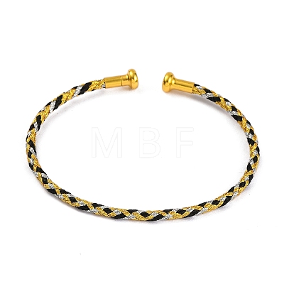 Braided Carbon Steel Wire Bracelet Making MAK-A017-B34-1