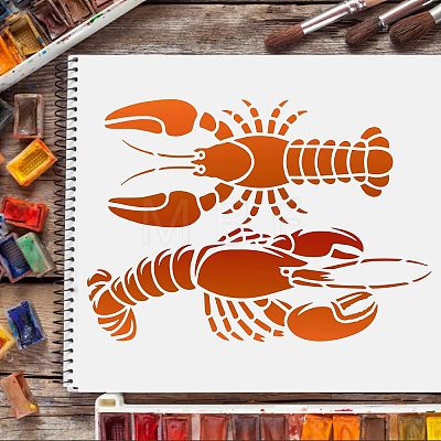 Large Plastic Reusable Drawing Painting Stencils Templates DIY-WH0202-209-1
